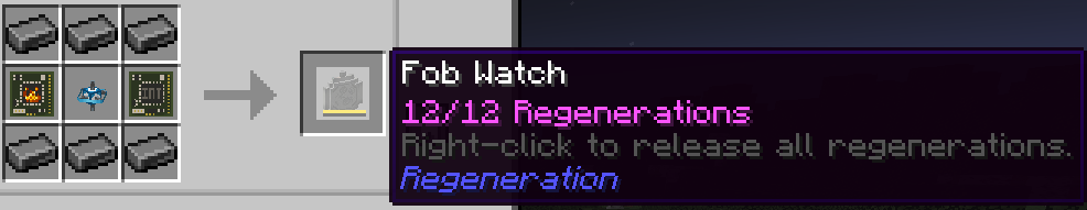 Fob Watch crafting recipe